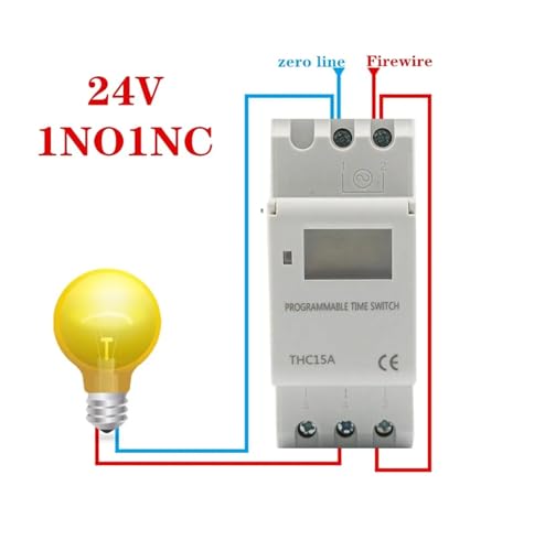 Horloge de programmation hebdomadaire 24V 16A évite le gaspillage électrique