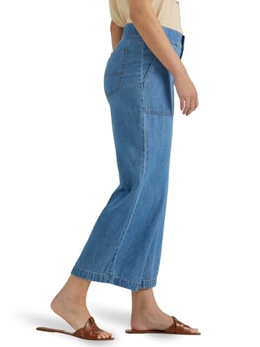 Lee Women's Ultra Lux Comfort Wide Leg Utility Crop Capri Pant2