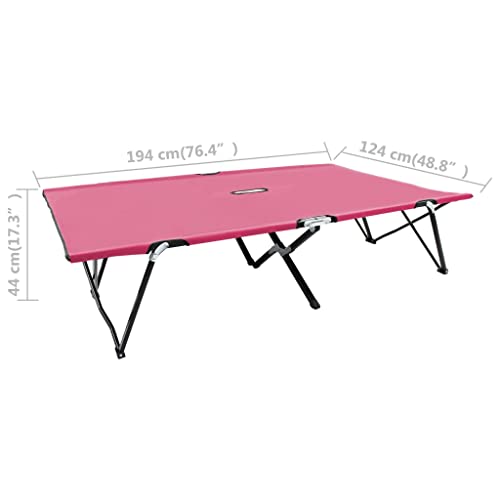 Chaise longue pliante double imperméable 600D capacité 240 kg
