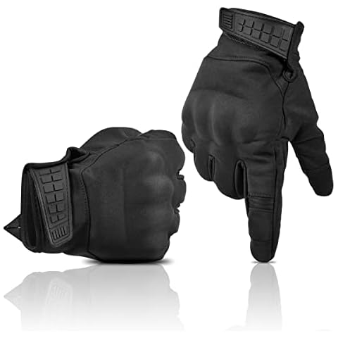 Motorcycle Gloves Men Women Motorbike Gloves Full Finger Touchscreen Protective for ATV MTB BMX Riding, Racing, Cycling, Climbing, Hking, Motocross (M) Cover