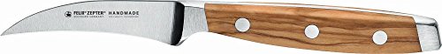 Schälmesser FELIX SOLINGEN First Class Wood beige (natur) X50 CrMoV15 Klingenstahl Kochmesser Handmade in Solingen lebenslanger kostenloser Nachschleifservice