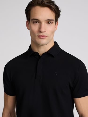 EXPRESS Men’s Pima Cotton Pique Polo – Short Sleeve Classic Fit, Soft Breathable2