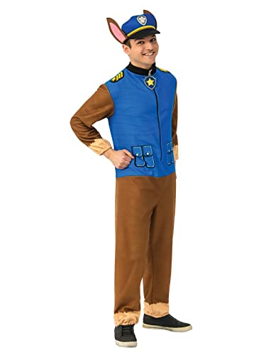 Rubie's Men's Paw Patrol Adult Chase Costume Jumpsuit