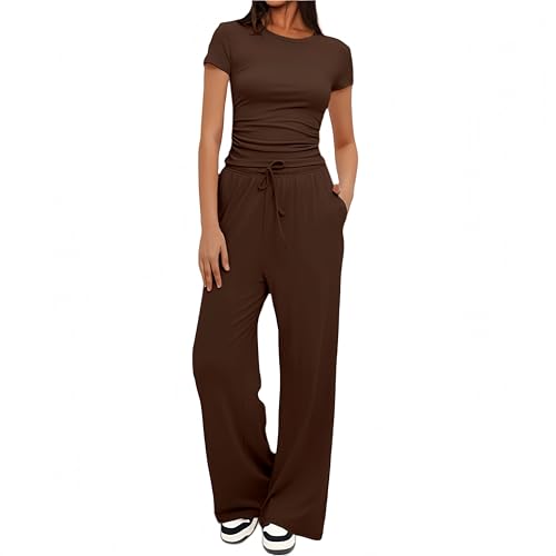 YKDLLF Sportivo Donna Completo Completi Sportivi Due Pezzi Sportiva Estiva