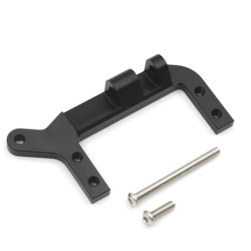 RC部品 For Traxxas For TRX4 SOA 1/10 マウントサーボオンアクスル 4リンクサスペンションキット RCクローラーカー メタルアップグレード交換修理アクセサリー(Black)
