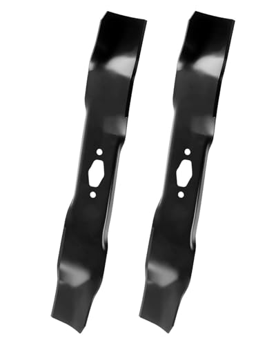 HQPASFY 742-05535 Lawn Mower Blades Set, Diamond Center Hole Compatible with 36 Inch Deck MTD, Craftsman, TroyBilt, Yard Machines, Replace OEM 742P05535, CMXGZAM110190, 490-110-M190, 2 Pack