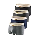 Arjen Kroos Calzoncillos bóxers Transpirables para Hombre Ropa Interior de algodón de Bolsa,Paquete de 4