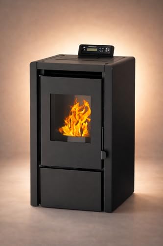 NEMAXX® PC5 Pelletofen 5,3 kW A+ bis 120 m³ – Chrono & ECO-Modus, WiFi Ready (App...