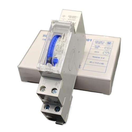 Temporizador Schalter SUL180A, 24 relés analógicos, Temporizador programable eléctrico de 16A DIN Schiene Mechanische, 1 ud.