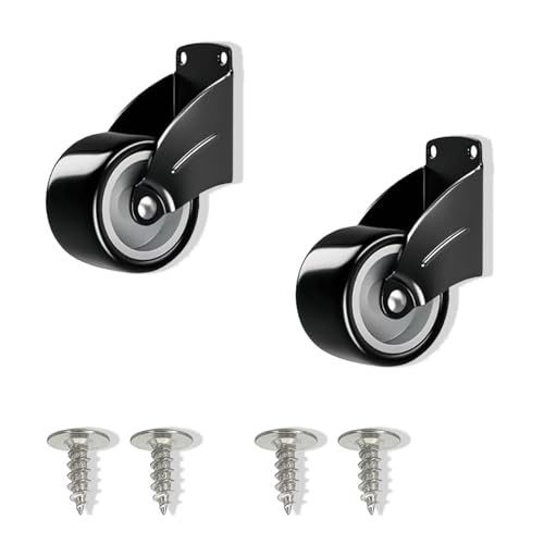 fKiZanthene Roulettes de Portail Coulissant avec Support Anti-Affaissement et Roues Fixes, Capacité 250 kg, Pour Portails en Bois, Clôtures, Jardin et Allée