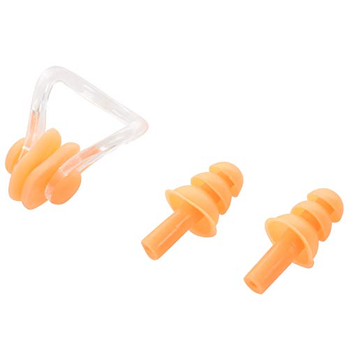 Dissot Orange - Juego de tapones para los oídos de silicona, para nadar