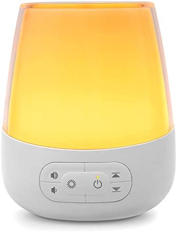 HKAI Baby Sound Machine, White Noise Machine Night Light for Toddler Sleep Trainer, 20 Soothing Sounds, Timer & Memory Function for Nursery, Kids & Toddler Bedroom