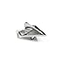 Climple Silver Paper Plane Pin Brooches for Men Women Fashion - Metal Origami Plane Brooch Pins for Party, Business Suits