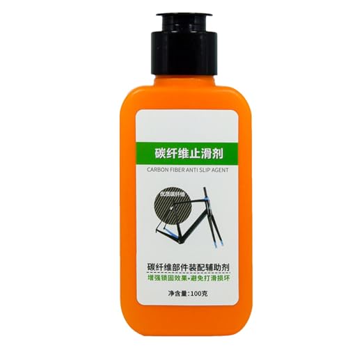Pasta de agarre de carbono: compuesto de montaje de bicicleta antideslizante de primera calidad, gel de fibra de carbono | Pasta de montaje de componentes de bicicleta, mango antideslizante de fibra d