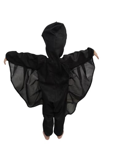 Image of BookMyCostume Crow Bird Kids Fancy Dress Costume 5-6 years