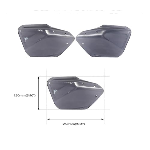 Pare-vent de moto K1600 déviation aérodynamique et isolation des mains