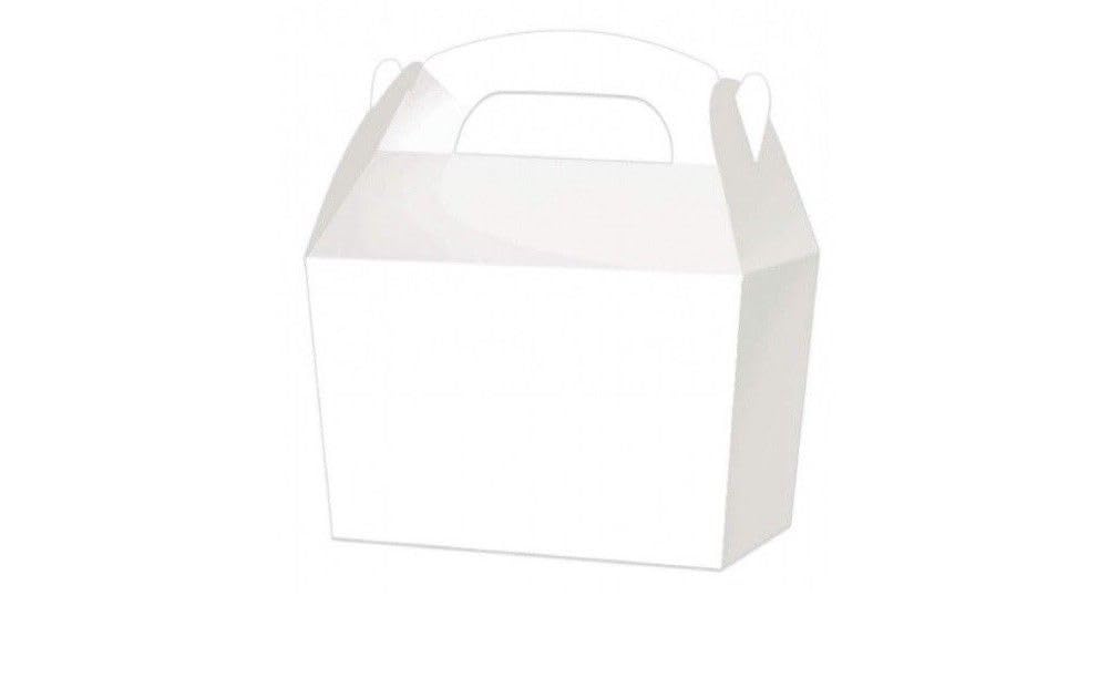 Playwrite Treat Boxes - Wedding Favour Cupcake Gift Party Box - Choose From 13 Colours (15, White)