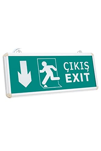 Ct-9167 3 W Acil Çıkış Exıt Levhası (aşağı) Ledli Şarjlı Hsplinm-6549