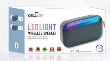 Image of (SP 31 LED Light Wireless Speaker, Bluetooth, 3.5mm AUX, FM Radio