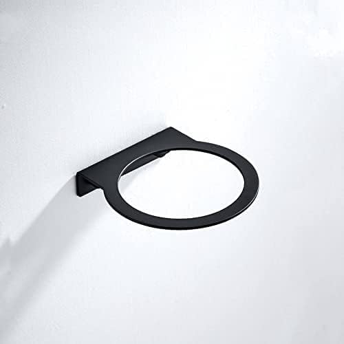 Toilet Brush Holder Toilet Bowl Brush Toilet Brush Holder Black Stainless Steel Wall Mounted Bathroom Toilet Brush with Cup Set Hardware Bathroom Accessories Toilet Brush Toilet Brush