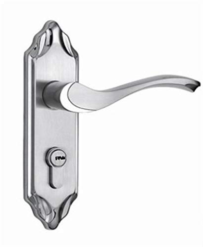 Serrure poignée de porte haut de gamme en acier inoxydable pour bois massif