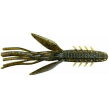 NetBait HexTek Big Boar | Tube-Hawg Hybrid Creature Bait | Soft Plastic for Flipping & Dragging | Green Pumpkin Blue, 4 1/2-Inch