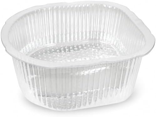 ForPro Professional Collection Universal Pedi Bath Liners - 50% THICKER - Fit Footsie Bath, Disposable Pedicure Foot Tub Liners for Foot Spa Basins & Foot Bath Soaks, Clear, 100-Count