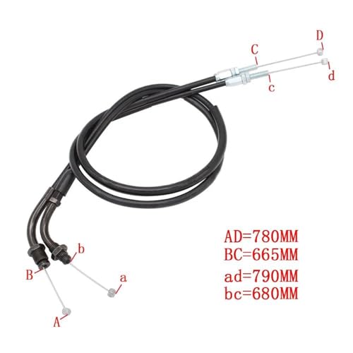 Câble d'accélérateur de moto haute précision pour CBR600RR 2003-2012
