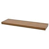 B!organised 1150949 XL4 - Estante flotante (80 x 23,5 cm, efecto de madera de roble)