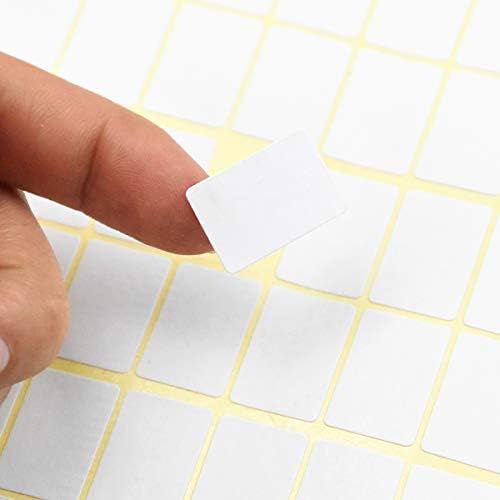 Jinlaili 15 Sheet Label Stickers, 1485PCS Small Label Stickers, 13 x 19mm, Self Adhesive Stickers Labels for File Folder Labels Price Label Color Code Labels Distinguish Labels