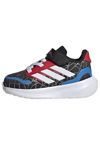 Adidas Unisex-Baby Marvel Spider-Man Run Falcon Black/White/Pure Ruby 6