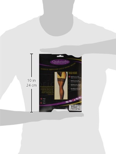 Image of GABRIALLA Sheer Graduated Compression Thigh High Stockings (20-22 mmHg) H-40 2 Pack