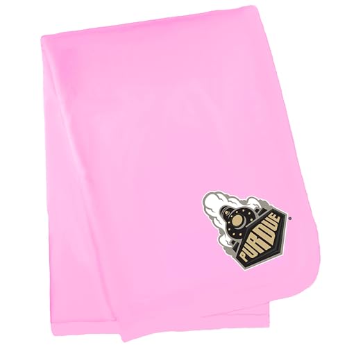 Future Tailgater Collegiate Licensed Baby Receiving Blanket (Pink, Purdue Boilermakers)