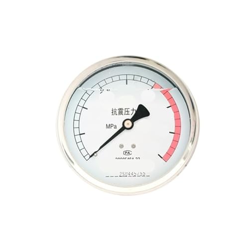 Manomètre axial YN-100Z anti-vibration pour stabiliser la pression d'air