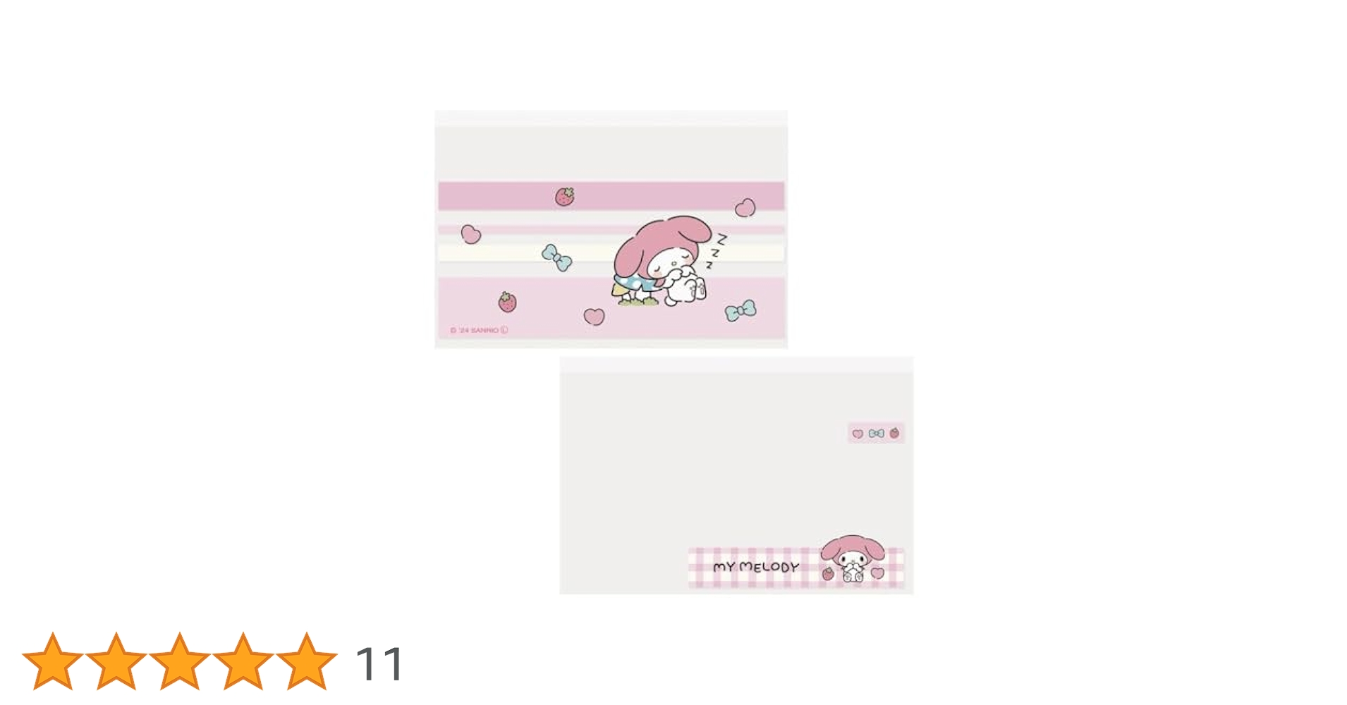 マイメロディ　マイメロ　透明封筒付き　羽子板型カード　1998年製　希少品 マイメロディ マイメロ 透明封筒付き 羽子板型カード 1998年製
