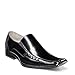 Stacy Adams Men's Templin Bicycle-Toe Slip-On,Black,9 M
