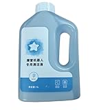 Vyiuxdniyr Window Cleaning Liquid 1L（33.8fl Oz）。Blue Wind Chime Scent。Window Accessories， for All Window Models.Compatible for ECOVACS W2/W2Pro/W960/W920/W833/W850(1pc 1L)