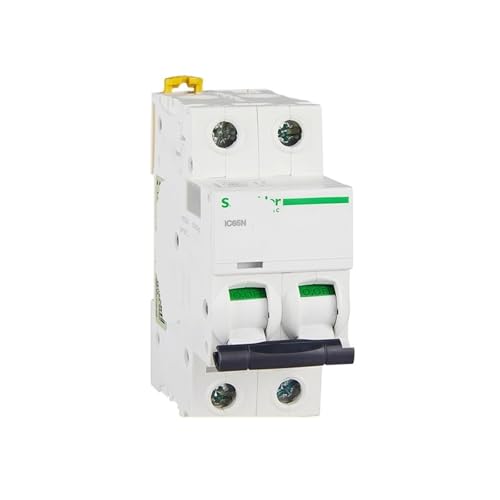 Disjoncteur miniature IC65N A9F19250 commande bipolaire courbe D 50A rail DIN