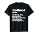Funny Redhead Definition Ginger Red Hair MC1R Gen T-Shirt