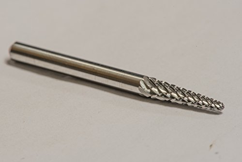 Fresa de carburo sólido SL-42 doble corte 1/8" x 1/2" miniatura 6