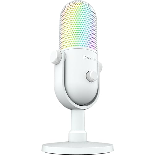 Razer Seiren V3 Chroma RGB, Stream & Game Reactive, USB Microphone, White - image 8