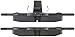 StopTech 308.07360 Street Brake Pads; Front with Shims and Hardware