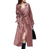 Détails classiques : Conçu avec un col à revers cranté et des sangles à boucle réglables, ainsi que des épaulettes boutonnées et un rabat de pistolet élégant pour une silhouette de trench intemporelle.