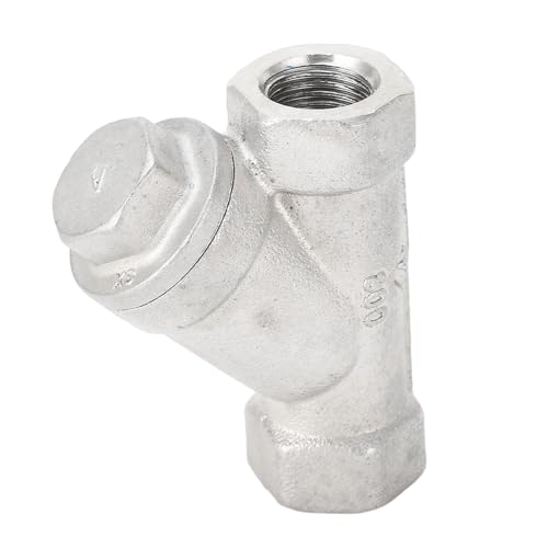 Y Strainer Stainless Steel Water Strainer Double Layer Mesh Low Resistance for Water Oil Filtration Medium Conveying Pipeline Systems