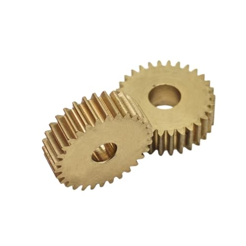 Engrenage droit en laiton module 0.7 de précision pour transmission fluide