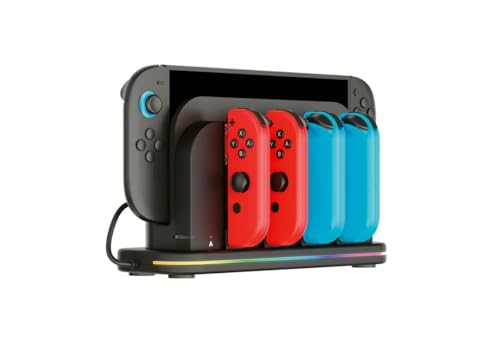 Support de chargement pour Nintendo Switch™ 2 + 2 paires de Joy con - vue 8