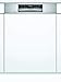 Bosch Hausgeräte Bosch SMI6ECS57E Serie 6 Lavastoviglie parzialmente Integrate, A++ / 60 cm, in Acciaio Inox, 266 kWh/Anno / 14 MGD/SuperSilence/Vario Cassette/Home Connect