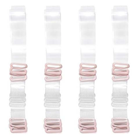 AniKigu Clear Bra Straps - Invisible and Soft Cover