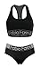 Fabio Farini Ensemble de Soutien-Gorge de Sport, Racerback et Culotte Assortie en Noir ou Bleu Marine Noir 1 L