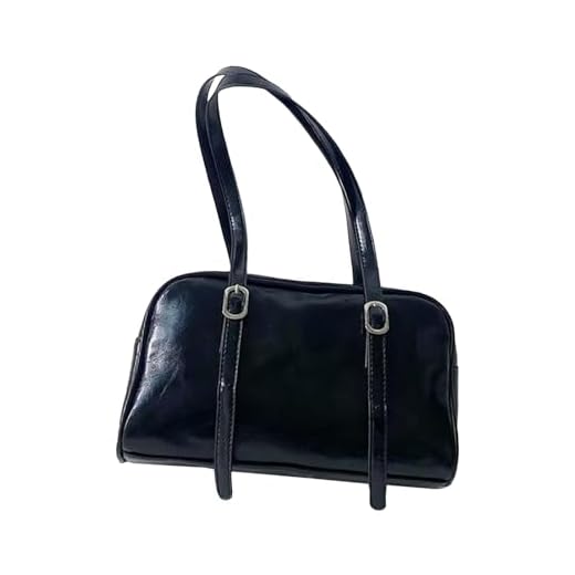 Generic Mulheres bolsa de ombro de couro do plutônio chique com zíper feminino axilas bolsa de ombro das senhoras para viajar primavera verão, preto